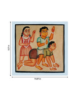 Kids Playing in Kalighat by Bapi Chitrakar