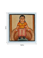 Order A Girl Seated on the Well in Kalighat by Bapi Chitrakar