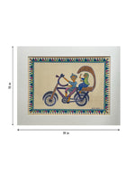 Cycle Rikshaw In Pithora art by Chanchal Soni