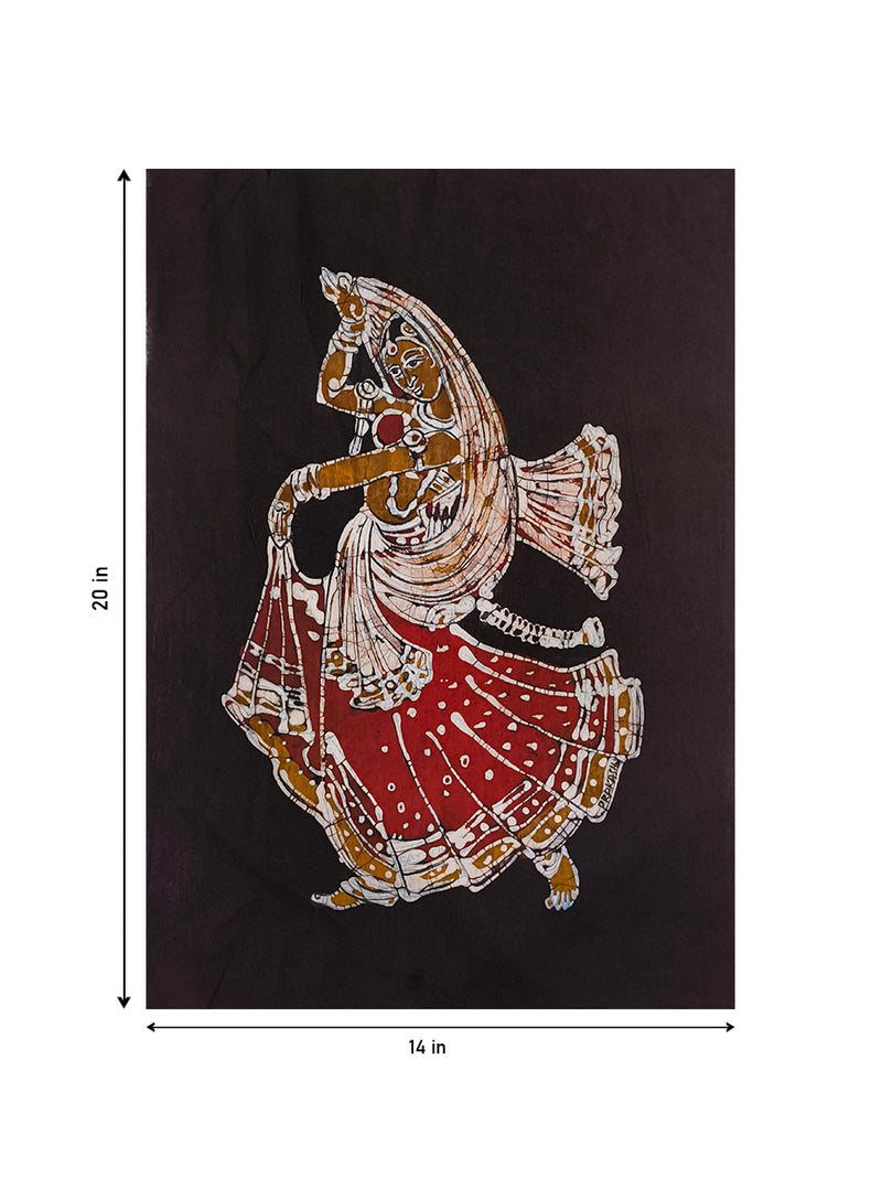 Dancing Lady in Batik by Prakash Yasala