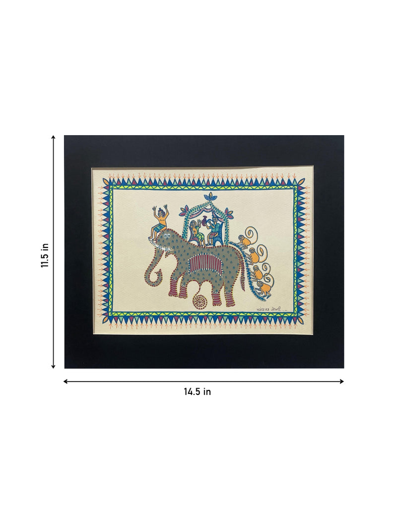 Purchase Elephant Ride In Pithora art by Chanchal Soni