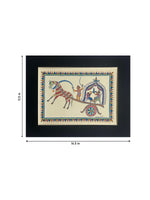 Horse cart ride in Pithora art by Chanchal Soni for Sale