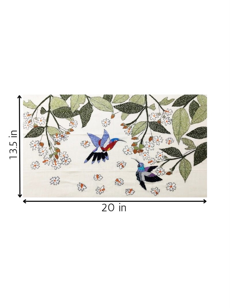 Humming bird in Batik and Kantha for sale