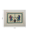 Ladies at Work: Churning Butter In Pithora art by Chanchal Soni for Sale