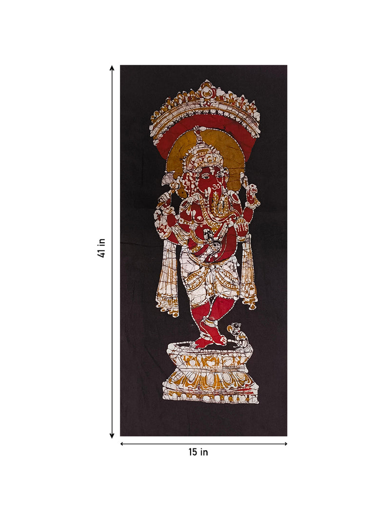 Lord Ganesha in Batik by Prakash Yasala