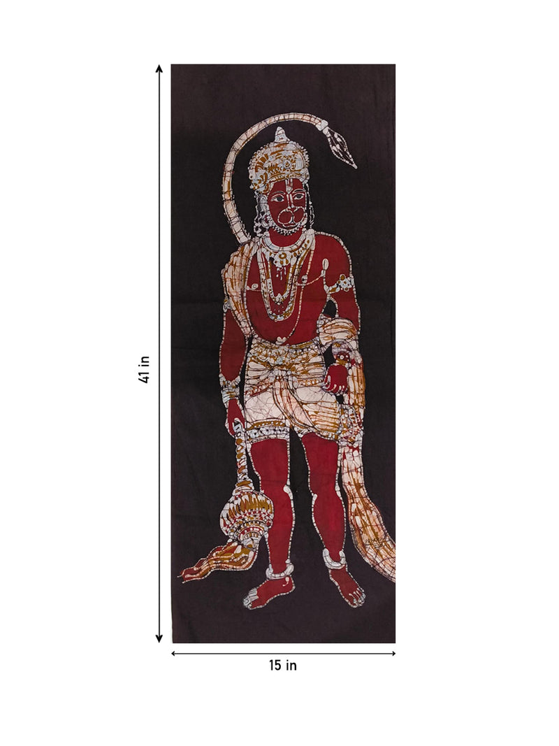 Lord HanumanJi in Batik by Prakash Yasala