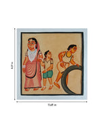 Mothers Love and Guidance in Kalighat by Bapi Chitrakar for Sale