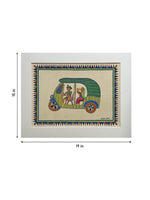 Rickshaw In Pithora art by Chanchal Soni