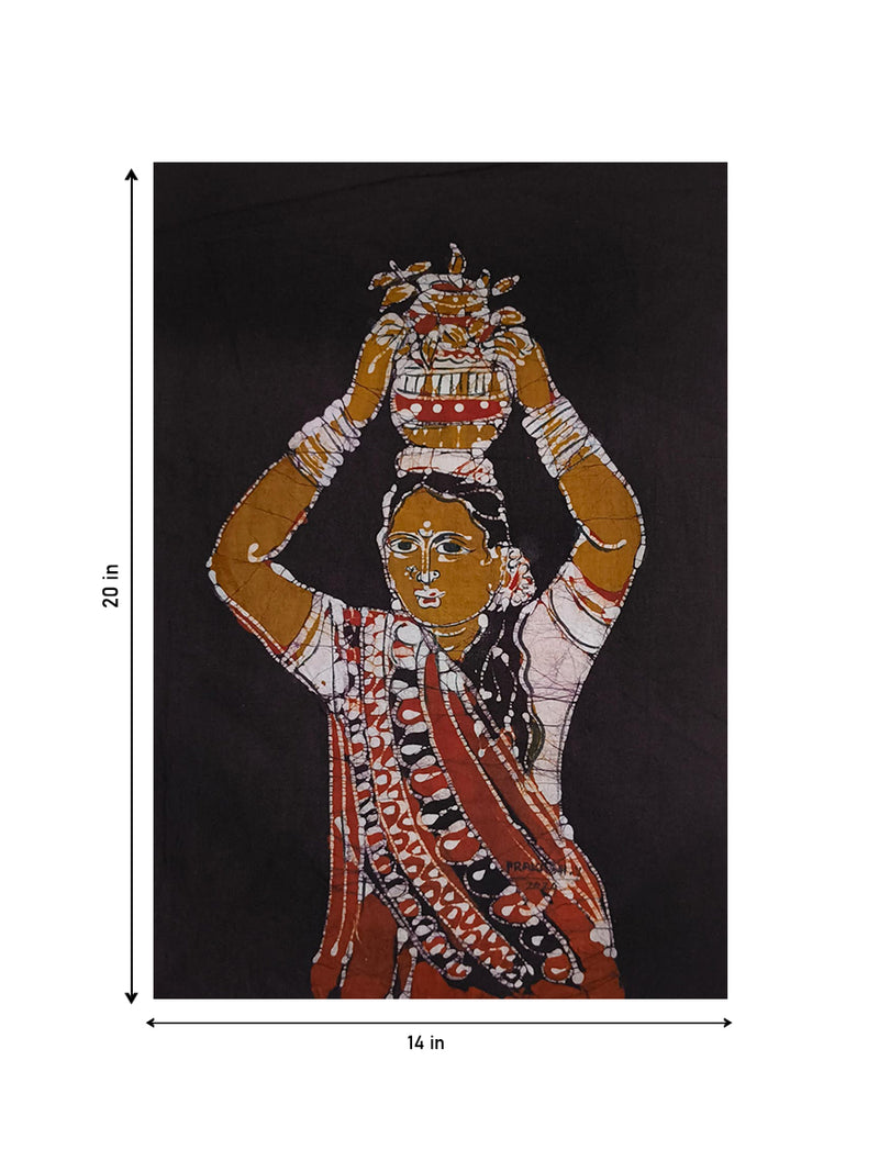 Order Telangana Bonalu in Batik by Prakash Yasala