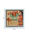 The Babu and Bibi In Kalighat by Bapi Chitrakar for Sale