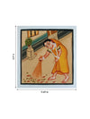 The Daily House Chores: Women Cleaning in Kalighat by Bapi Chitrakar