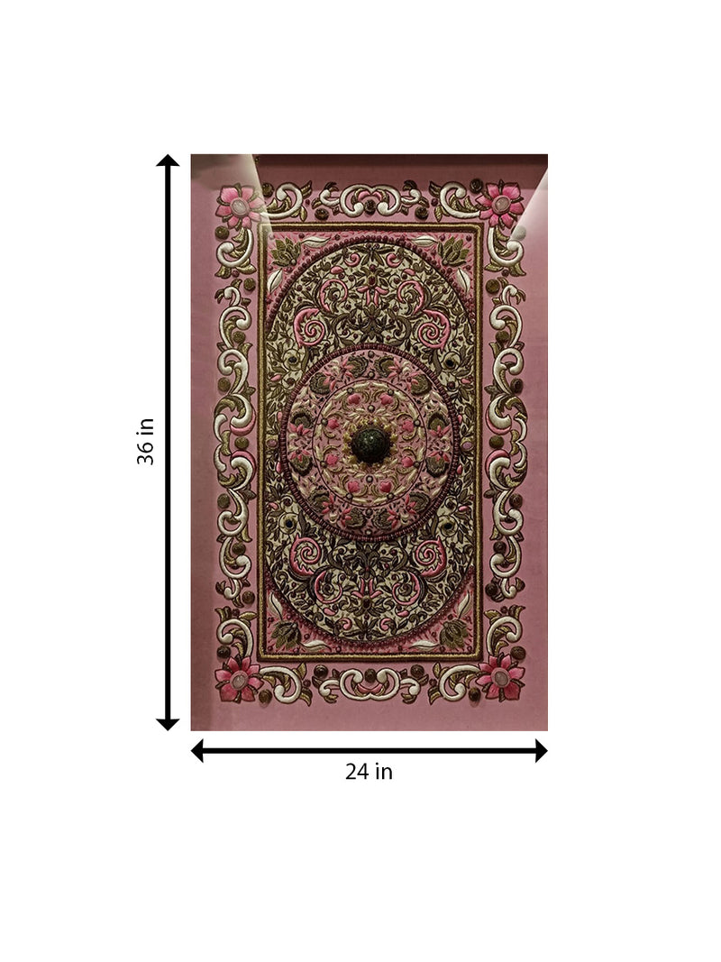 Floral Design in Zardozi by Md. Bilal