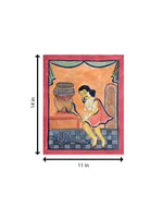 Bheem Dev in Kalighat by Manoranjan Chitrakar for Sale
