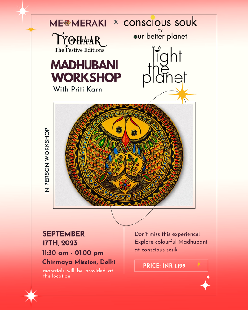 In Person Madhubani Art Workshop x Our Better Planet - Conscious Souk