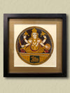 Golden Radiance: Lord Vishnu's Celestial Majesty Mysore  painting by Hemalatha B for sale