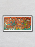 Ananthashayanam Kerala Mural Painting by Adarsh for sale