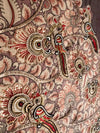 Living Roots, Shared Harvests in Kalamkari and Zari Zardozi KALAMKARI ZARDOZI ARTWORK BY SUDHEER AND MD. BILAL