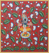 Buy Shrinathji between a lotus pond Pichwai painting