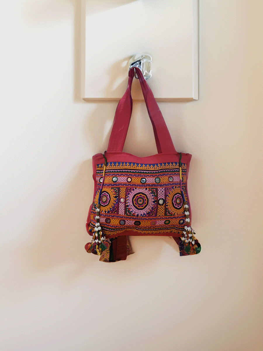 Kutch Embroidery Tote Bag for Sale