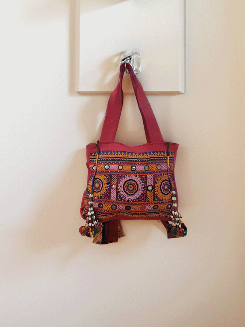 Kutch Embroidery Tote Bag for Sale