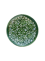 Handmade Green  Pottery Wall Plate For Sale  