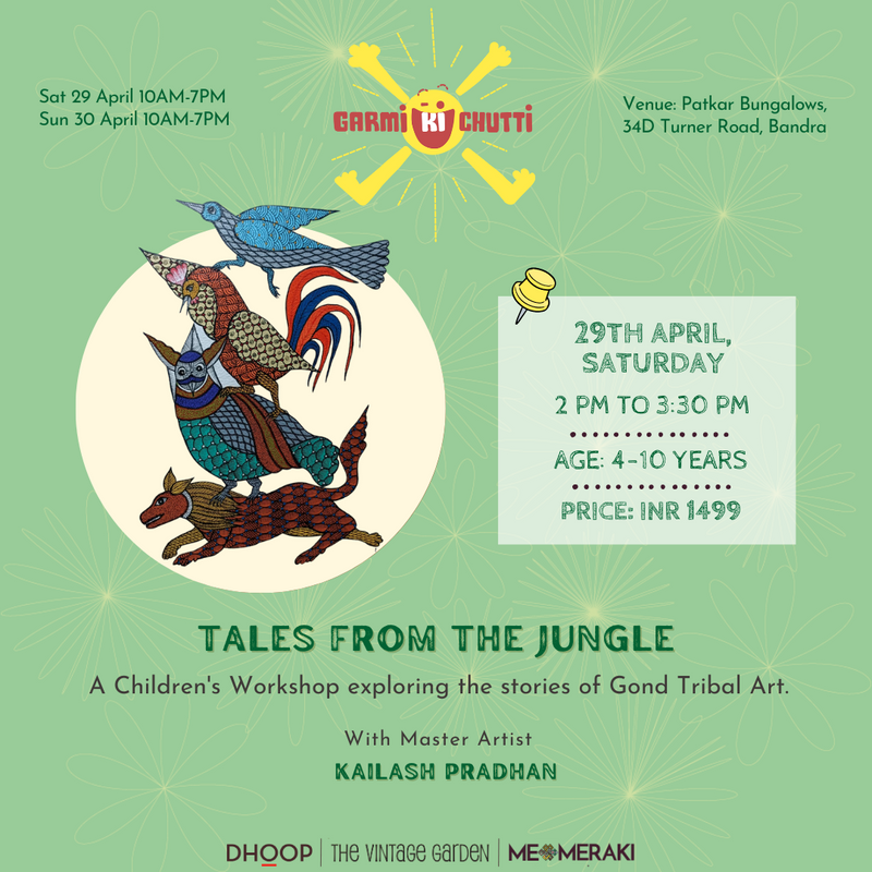 Tales from the Jungle: A Children's Workshop exploring the stories of Gond Tribal Art