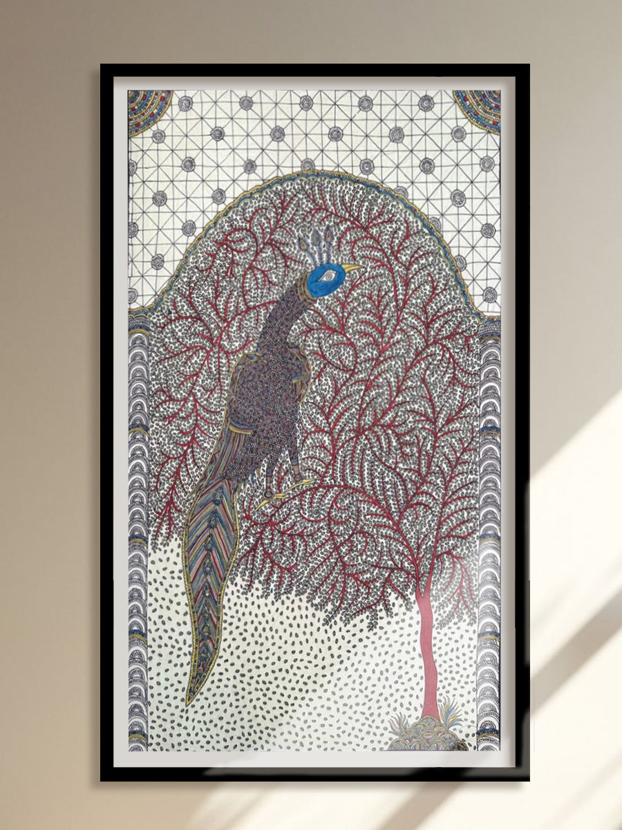 Buy The Peacock in Sanjay Chittara's Mata Ni Pachedi Painting