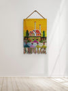 Weaving Timeless Threads: The Perfect Picture of Rich Indian Countryside, Ghazipur Wall Hanging by Md. Matim for sale