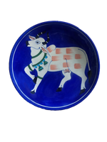 Shop for Fusion of ritual symbolism with artistic allure in Blue Pottery Plates by Vikram Singh Kharol