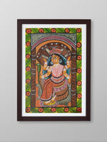 buy The Grace of Maa Manasha Devi, Bengal Pattachitra by Manoranjan Chitrakar