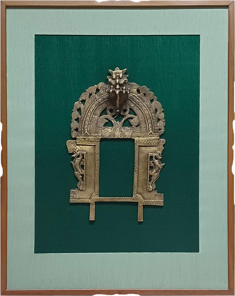 Buy Traditional Frame in a Brass artwork by Gramin arts 