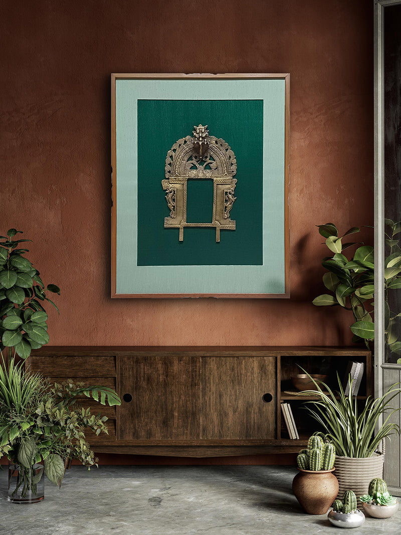 Traditional Frame in a Brass artwork by Gramin arts 