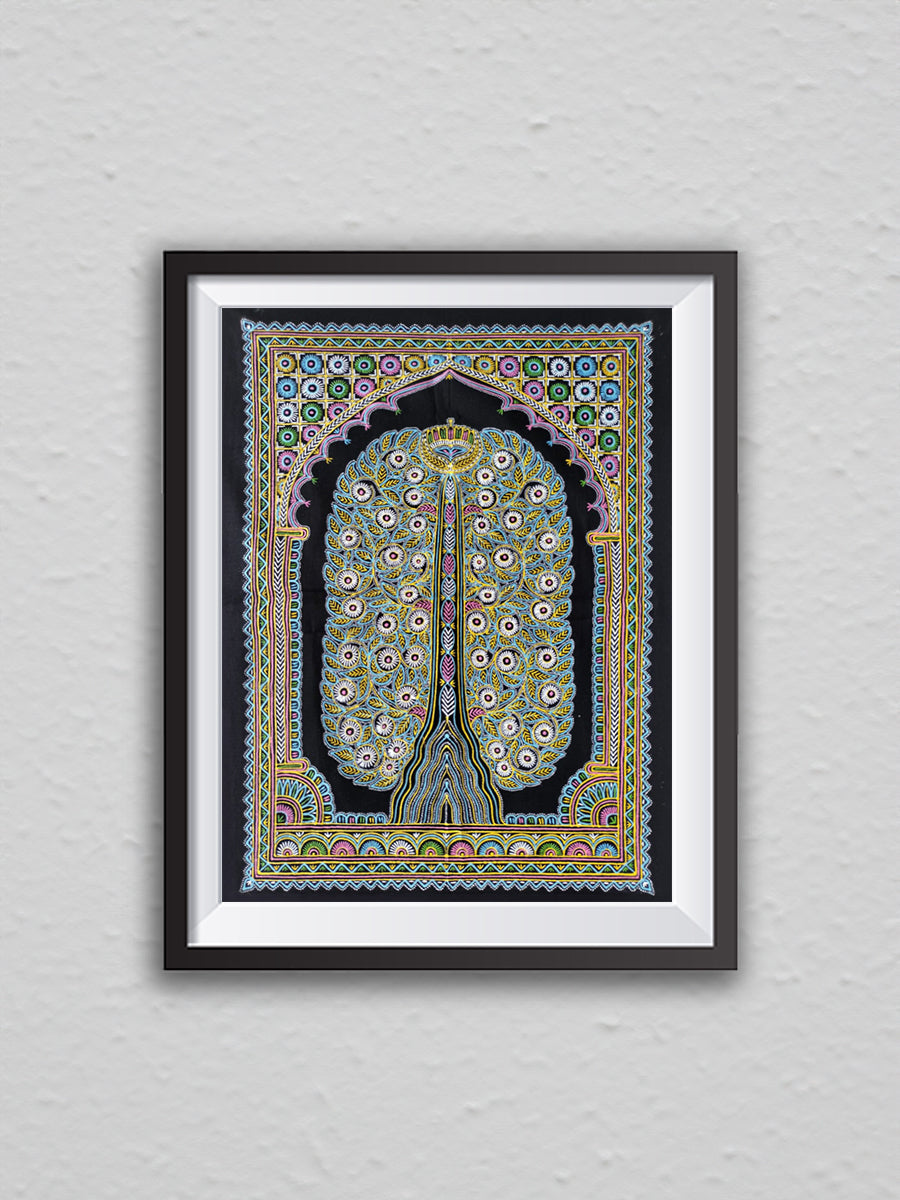 Lush Harmony: Nature's Tapestry Unveiled Rogan Art by Rizwan Khatri for sale 