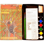 POTLI DIY Educational Colouring Kit - Madhubani Painting of Bihar for Young Artists (5 Years +)