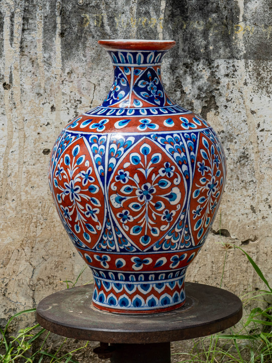 Blooms of Heritage: The Timeless Artistry of Blue Pottery, Blue Pottery By Gopal Saini for sale