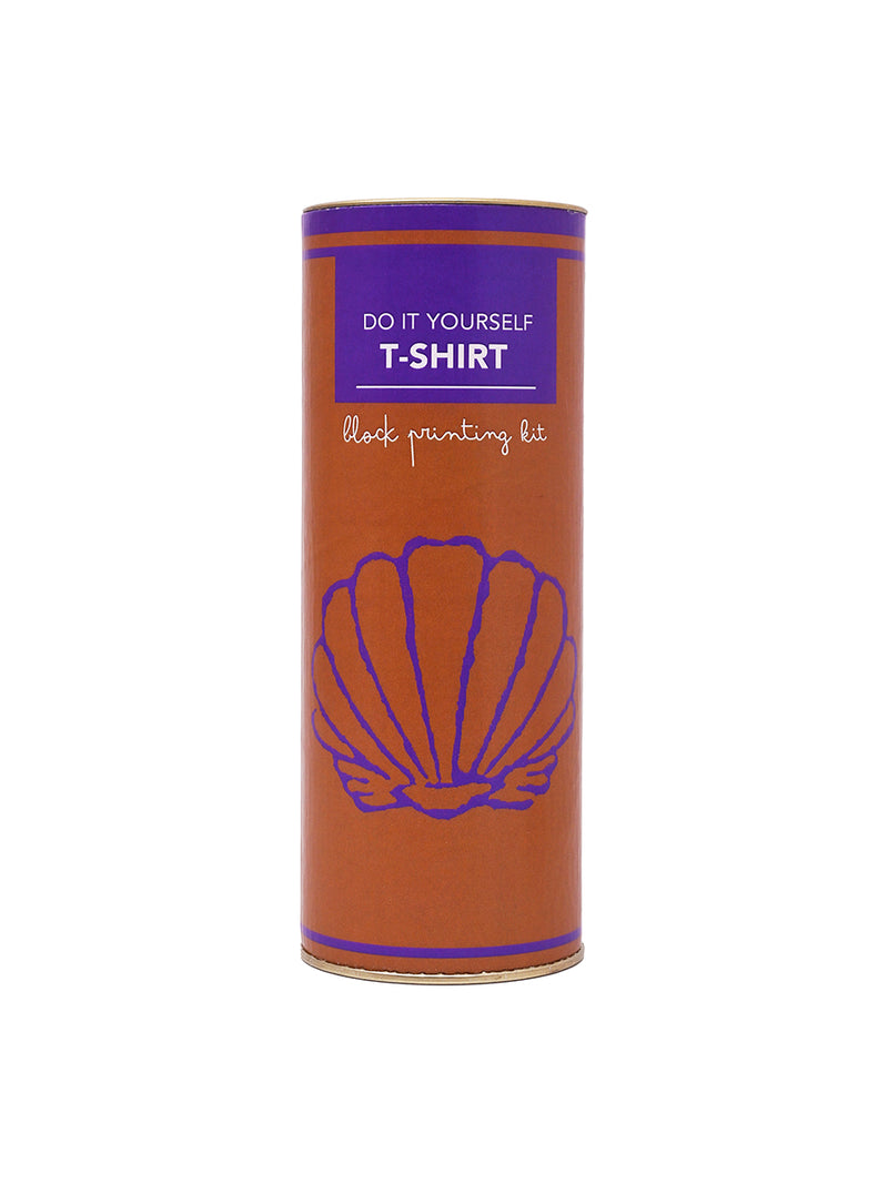 POTLI DIY Craft Kit - Block Print Your own T-Shirt (Shell) Age 4-12 years