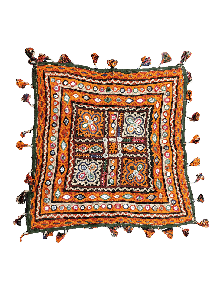 A Touch of Ethnic Brilliance: The Kutch Embroidery Foot Mat by Rakhi Soni Jayeshbhai Thumbnail