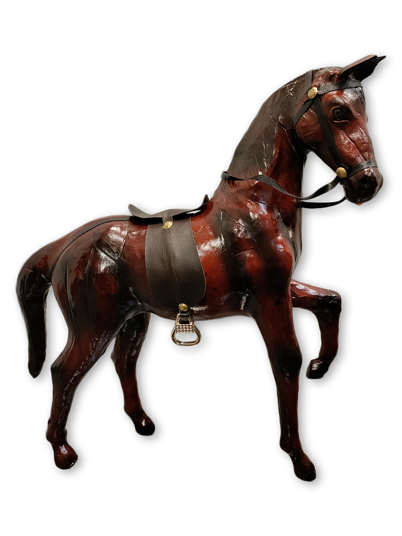 Buy Equestrian Elegance: The Leather Craftwork of a Horse, Leather toys by Nandram