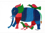 Splendor in Harmony: Delicate intricacy in Gond artwork artwork, now available for purchase!