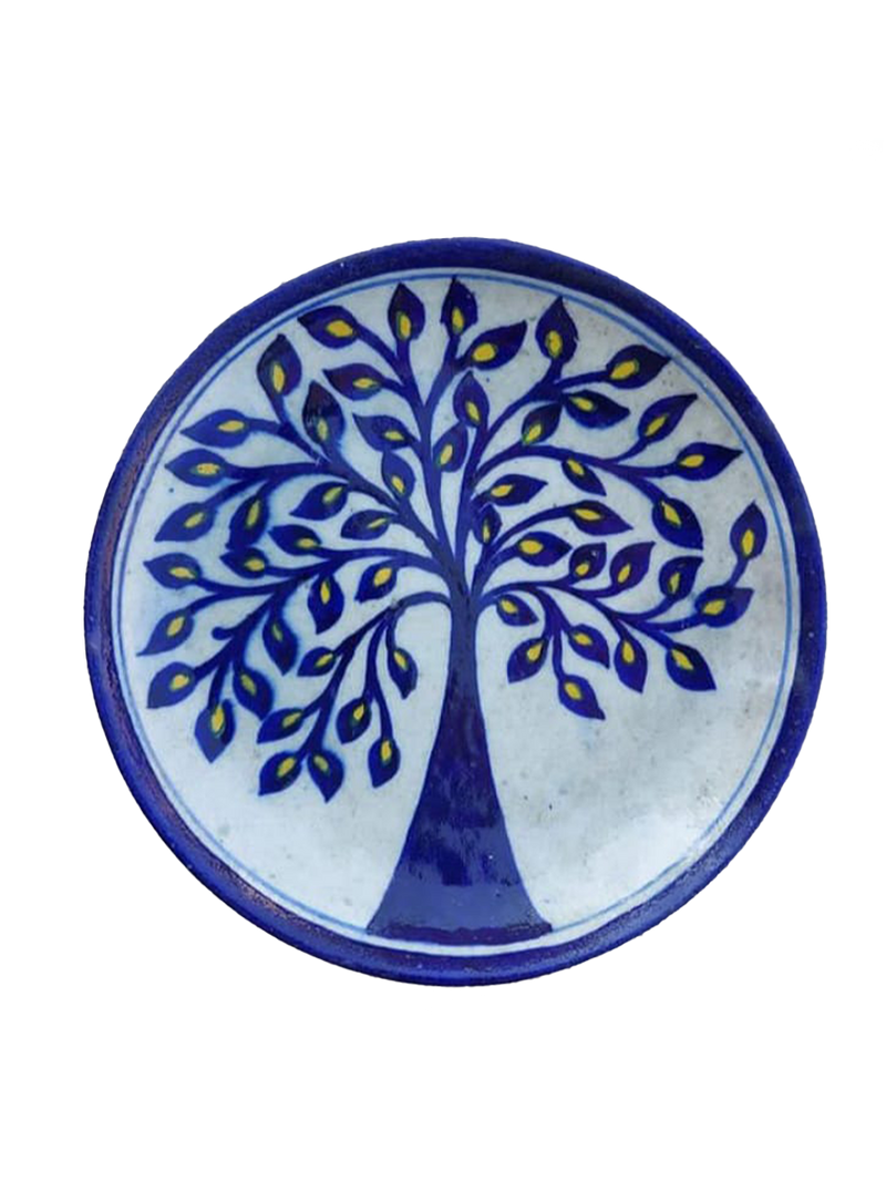 Order Online Jaipur Blue Pottery / Rajasthani Blue Pottery / Blue Pottery Plate