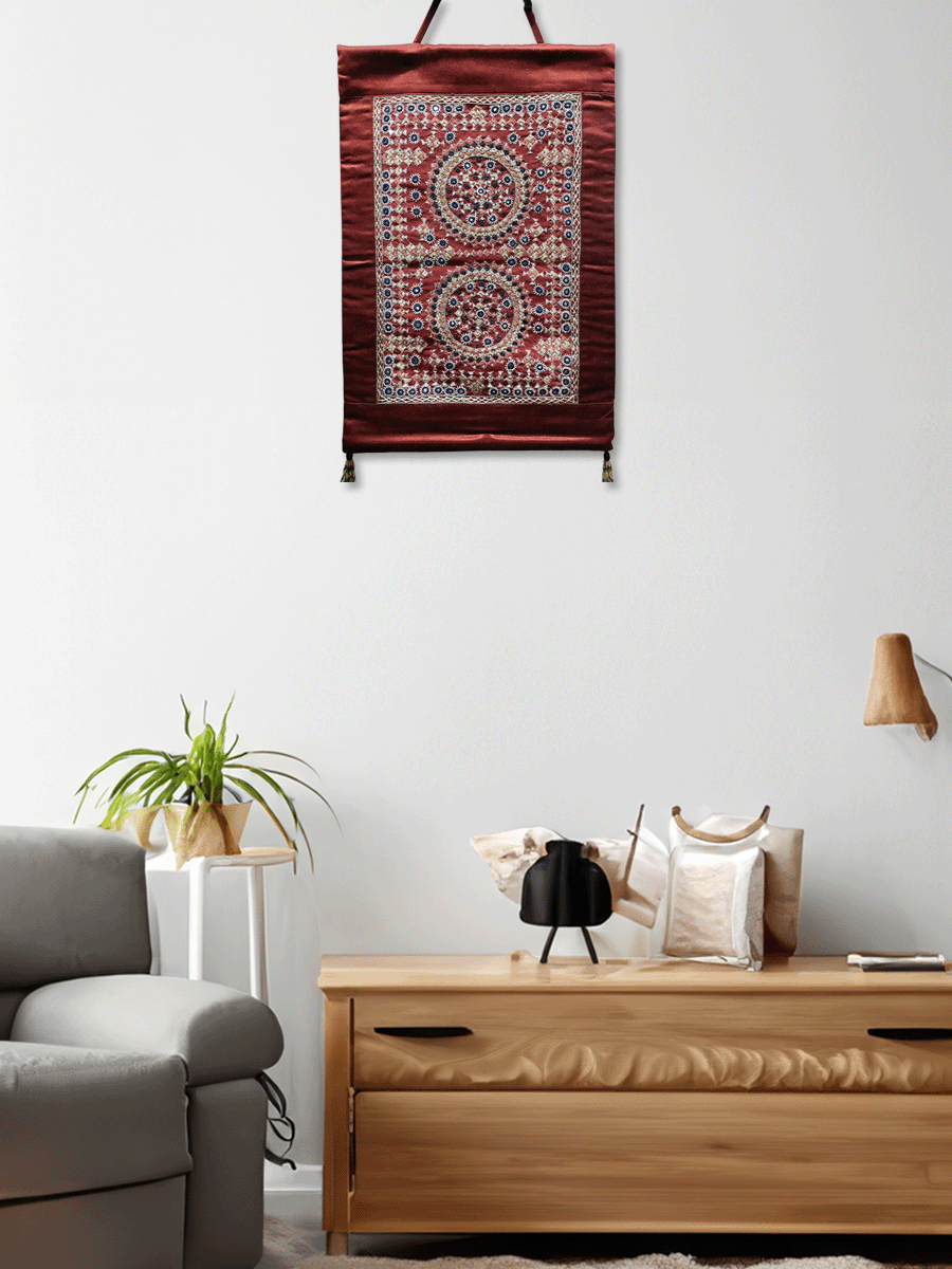 Buy Kutch Embroidery Wall Tapestry