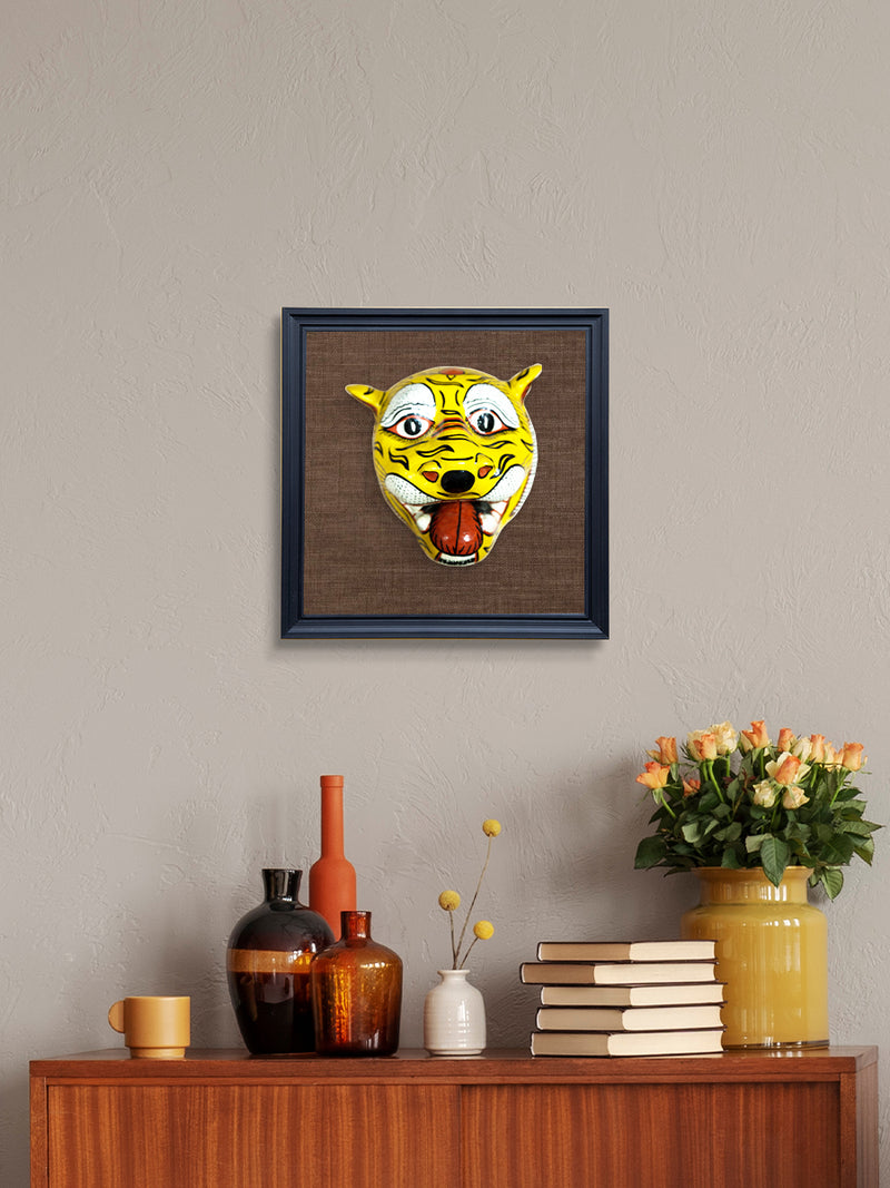  purchase the beautifully designed yellow and black-striped tigress face cover.