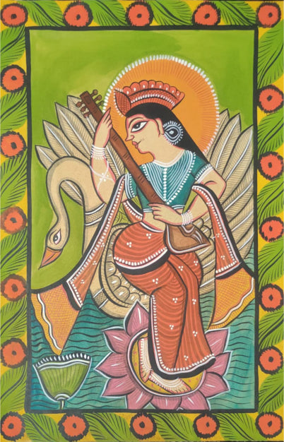 Melodies of Enlightenment: Divine Inspiration in Pattachitra by Manoranjan Chitrakar