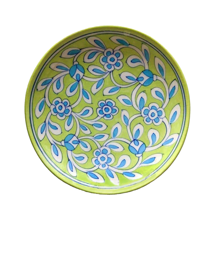 Order Online Vintage Artistry: Blue Pottery Plates by Vikram Singh Kharol
