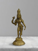 Ardh Nareshwar Lord Shiva & Parvati Gold Brass Artwork for Sale