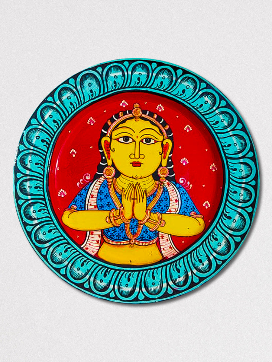 Dance of Colors Pattachitra Wall Plates for Sale
