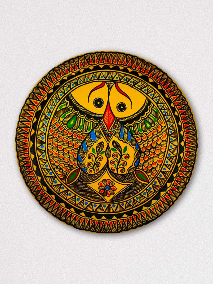 Fish Madhubani Plate Art Handmade  Wall Plates for Sale
