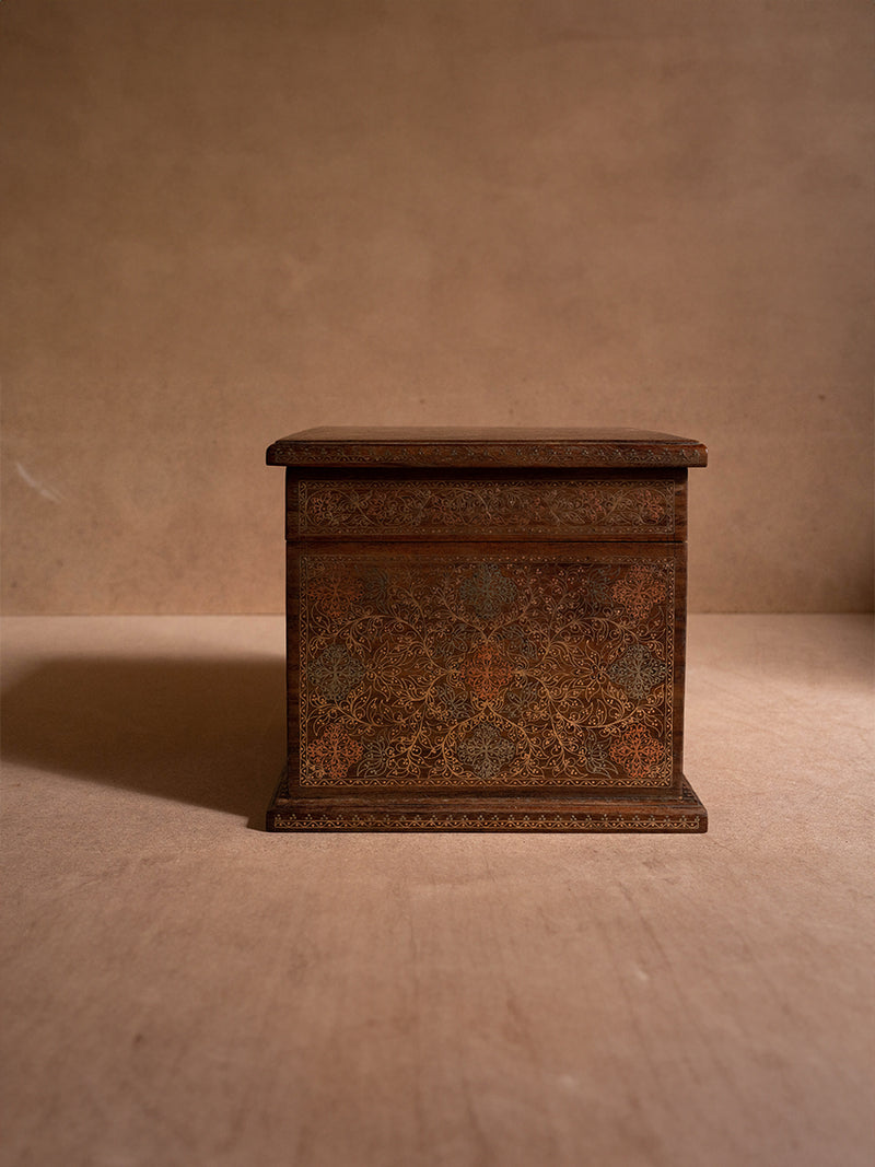 Shop Royal Wooden Tarkashi Jewelry Box
