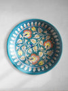 Buy Blended unity of serenity and vigor: Blue Pottery Plates by Vikram Singh Kharol