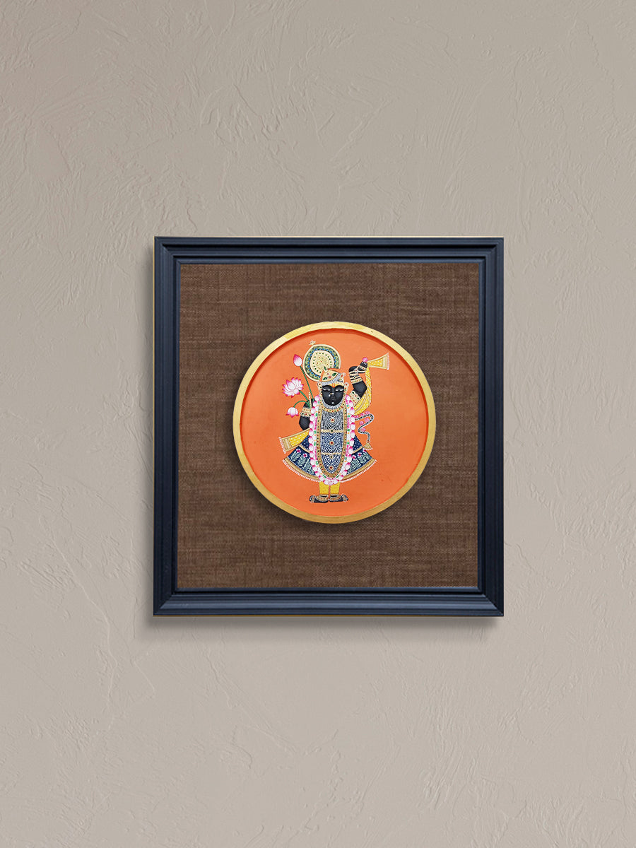 Experience the divine by acquiring Sacred Leaf: Shrinathji's Grace through a seamless purchase.